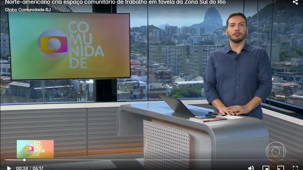 Brota Vidigal na Globo Comunidade RJ